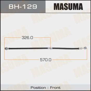 Шланг тормозной Masuma BH129