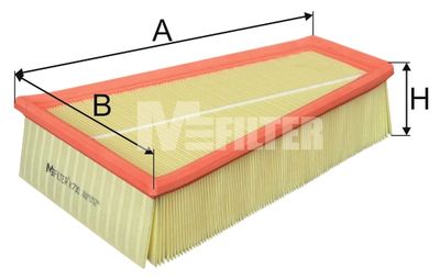Фильтр воздушный M-Filter K730