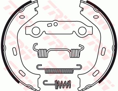 Колодки тормозные барабанные TRW GS8218