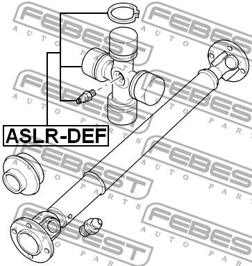 Крестовина карданного вала FEBEST ASLRDEF