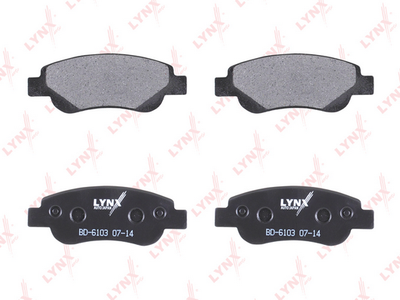 Колодки тормозные передние LYNXauto BD6103