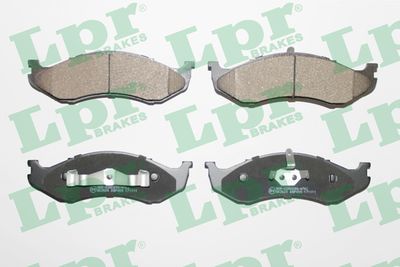 Колодки тормозные передние LPR 05P459