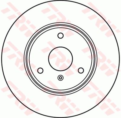 Диск тормозной передний TRW DF4961