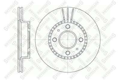 Диск тормозной STELLOX 60202245VSX