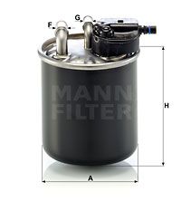 Фильтр топливный MANN-FILTER WK82021