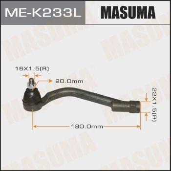 Наконечник рулевой левый Masuma MEK233L