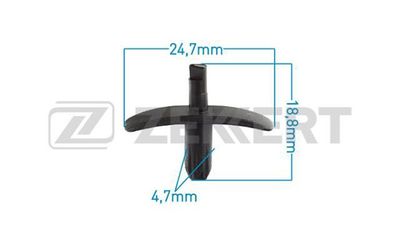 Клипса крепежная Zekkert BE1141