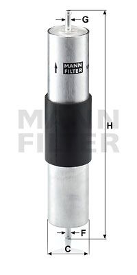 Фильтр топливный MANN-FILTER WK5161