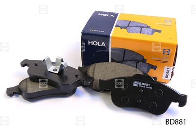 Колодки тормозные дисковые HOLA BD881