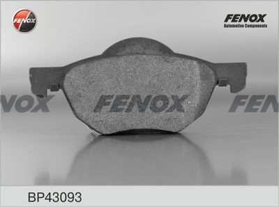 Колодки тормозные передние FENOX BP43093
