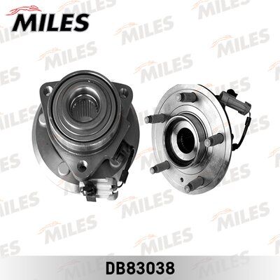 Ступица с подшипником колеса передняя Miles DB83038