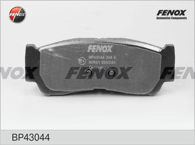 Колодки тормозные дисковые FENOX BP43044