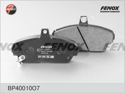 Колодки тормозные дисковые FENOX BP40010O7