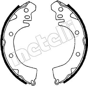 Колодки тормозные барабанные METELLI 530252