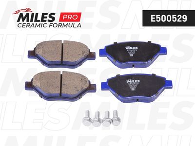Колодки тормозные передние Miles E500529