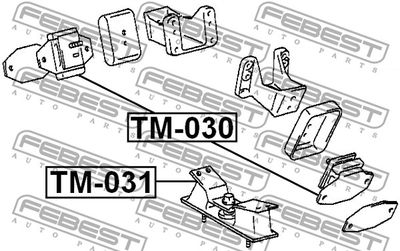 Опора двигателя FEBEST TM031