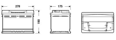 Аккумулятор EXIDE EB740