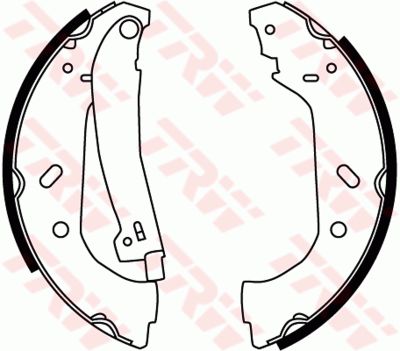Колодки тормозные барабанные TRW GS8563