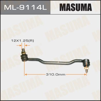 Тяга стабилизатора переднего левая Masuma ML9114L
