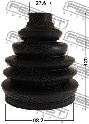 Пыльник ШРУС наружный комплект FEBEST 1717PA6