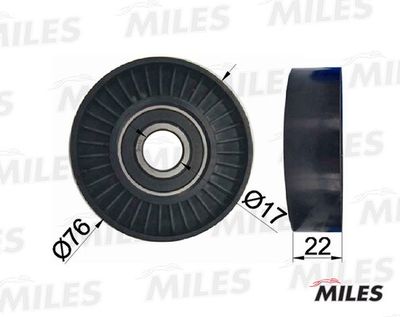 Ролик ремня приводного Miles AG03185