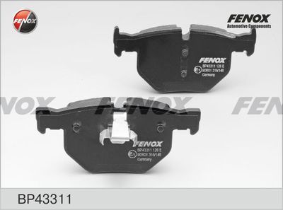 Колодки тормозные задние FENOX BP43311