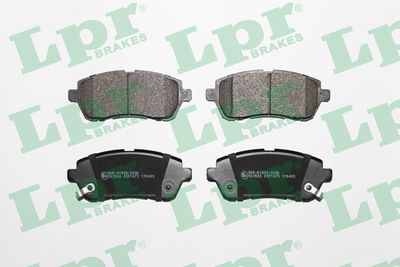 Колодки тормозные дисковые LPR 05P1673