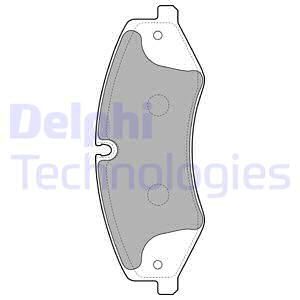 Колодки тормозные передние DELPHI LP2176