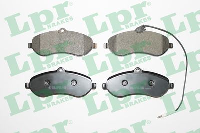 Колодки тормозные передние LPR 05P1348