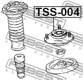 Опора амортизатора переднего FEBEST TSS004