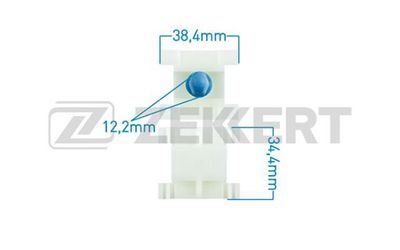 Клипса крепежная Zekkert BE2609