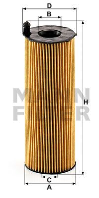 Фильтр масляный MANN-FILTER HU831X