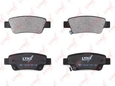 Колодки тормозные задние LYNXauto BD3430