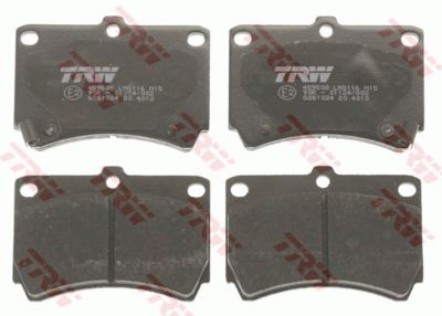 Комплект колодок для дискового тормоза TRW GDB1024