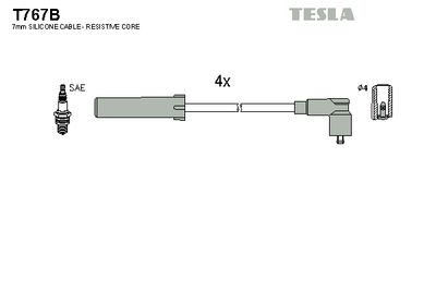 Провода зажигания TESLA T767B