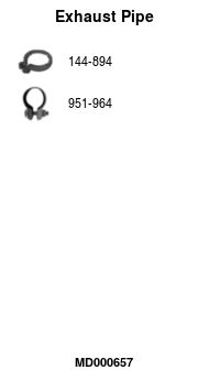 Глушитель средняя часть POLMOSTROW 13276