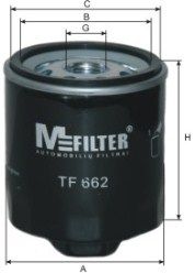 Фильтр масляный M-Filter TF662