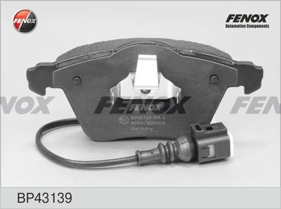 Колодки тормозные передние FENOX BP43139