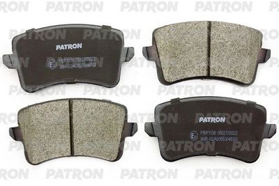 Колодки тормозные дисковые задние PATRON PBP1136