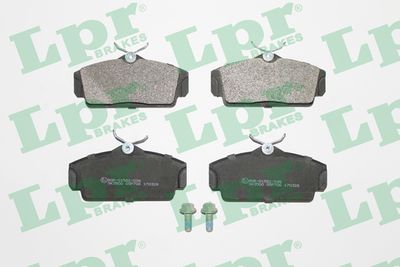 Колодки тормозные передние LPR 05P706