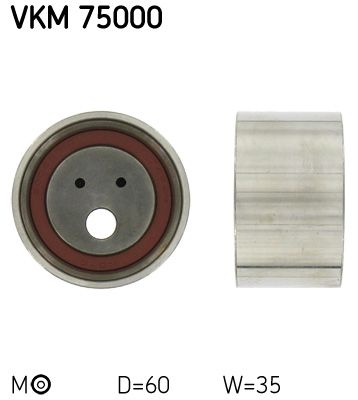 Ролик натяжителя ремня ГРМ SKF VKM75000