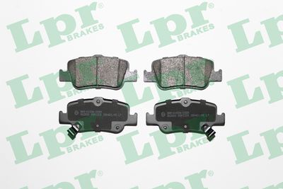 Колодки тормозные дисковые LPR 05P1315