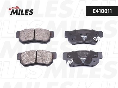 Колодки тормозные задние Miles E410011