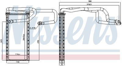 Радиатор отопителя LAND ROVER LR015348