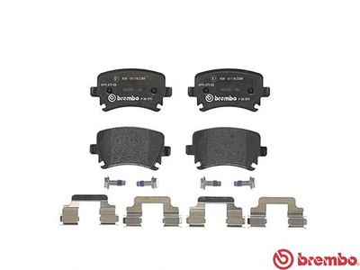 Колодки тормозные дисковые задние BREMBO P85095