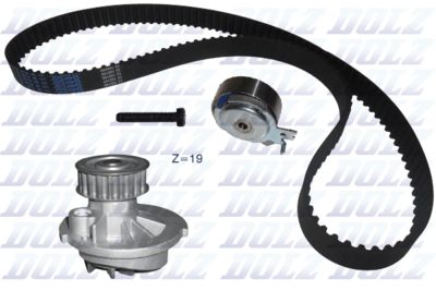 Комплект ремня ГРМ с водяным насосом DOLZ KD025