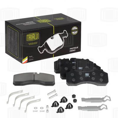 Диски тормозные с колодками передние комплект TRIALLI PFT029059