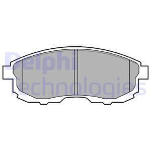 Колодки тормозные дисковые комплект DELPHI LP812
