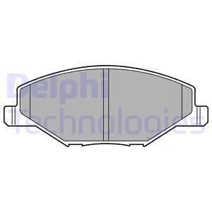 Колодки тормозные дисковые передние DELPHI LP2444