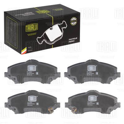 Колодки тормозные дисковые передние TRIALLI PF4243